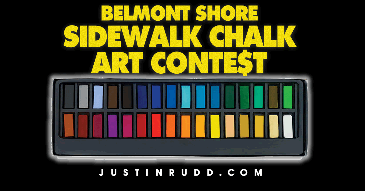 Justin Rudd's Belmont Shore Sidewalk Chalk Art Contest
