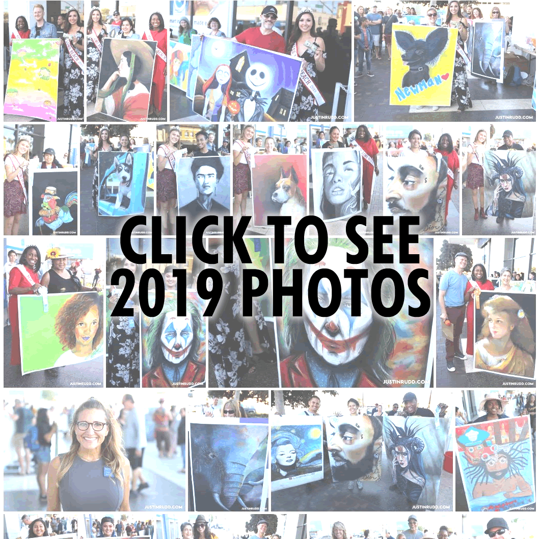 2019 Belmont Shore Sidewalk Chalk Art Contest photos