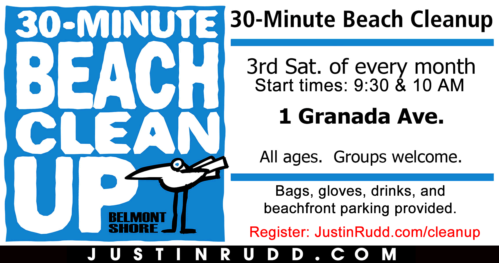 30-Minute Beach Cleanup
